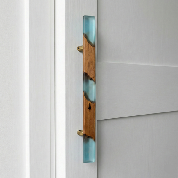 Soleil Wood Resin Door Handle