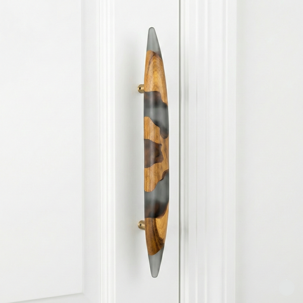 Dusk Wood Resin Door Handle – Wood Resin Long handles — alternate view