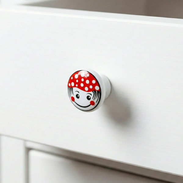 Happy-Face Artisan Knob
