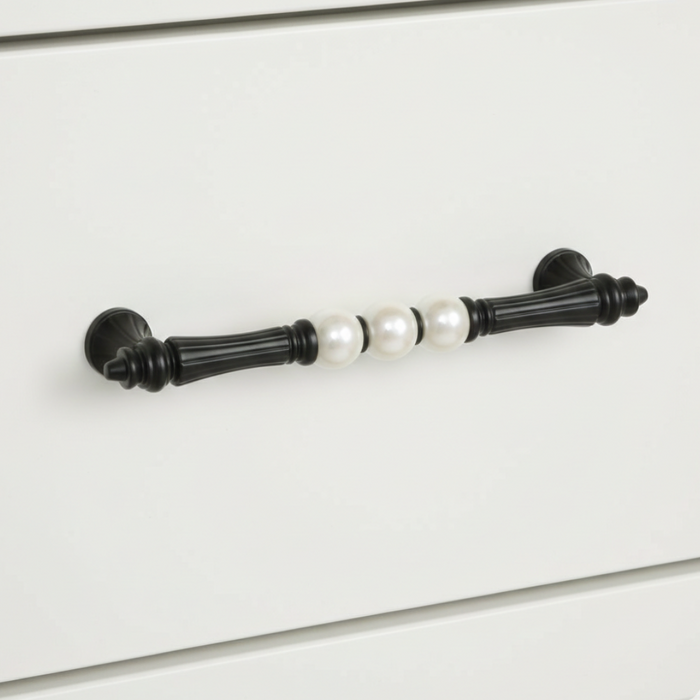 Bellora Curved Dome Bar Handle in Ceramic
