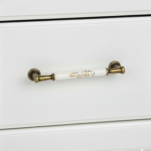 Palazzo Oval Bar Handle – Ceramic drawer handle — alternate view