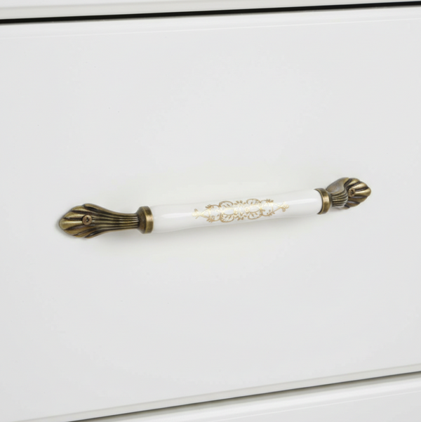 Verona Dome Compact Handle – Ceramic drawer handle — alternate view