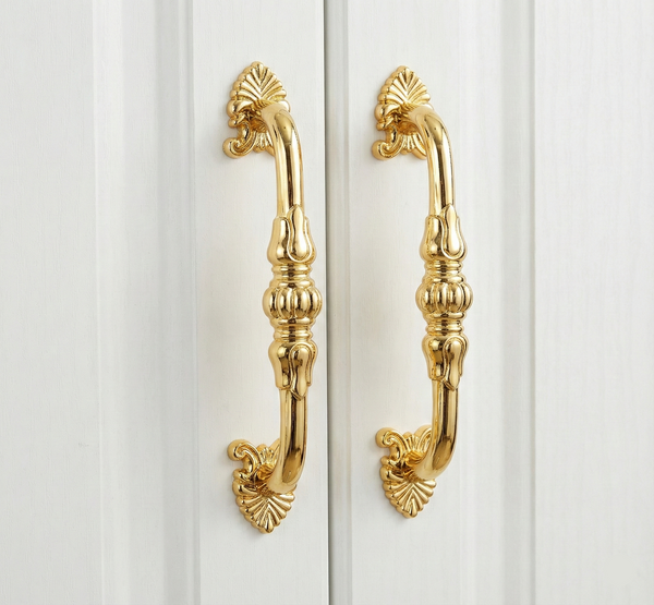 Regal Solid Brass Cabinet Handle – Brass drawer handle — alternate view