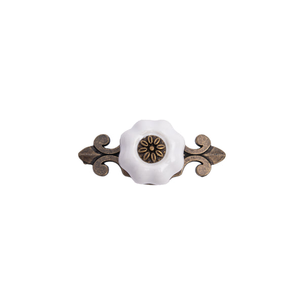 Bevel Elongated Knob – Ceramic Knob — alternate view