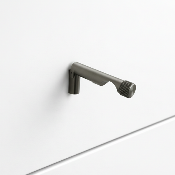 Slimline Bar Knob in Matte Black