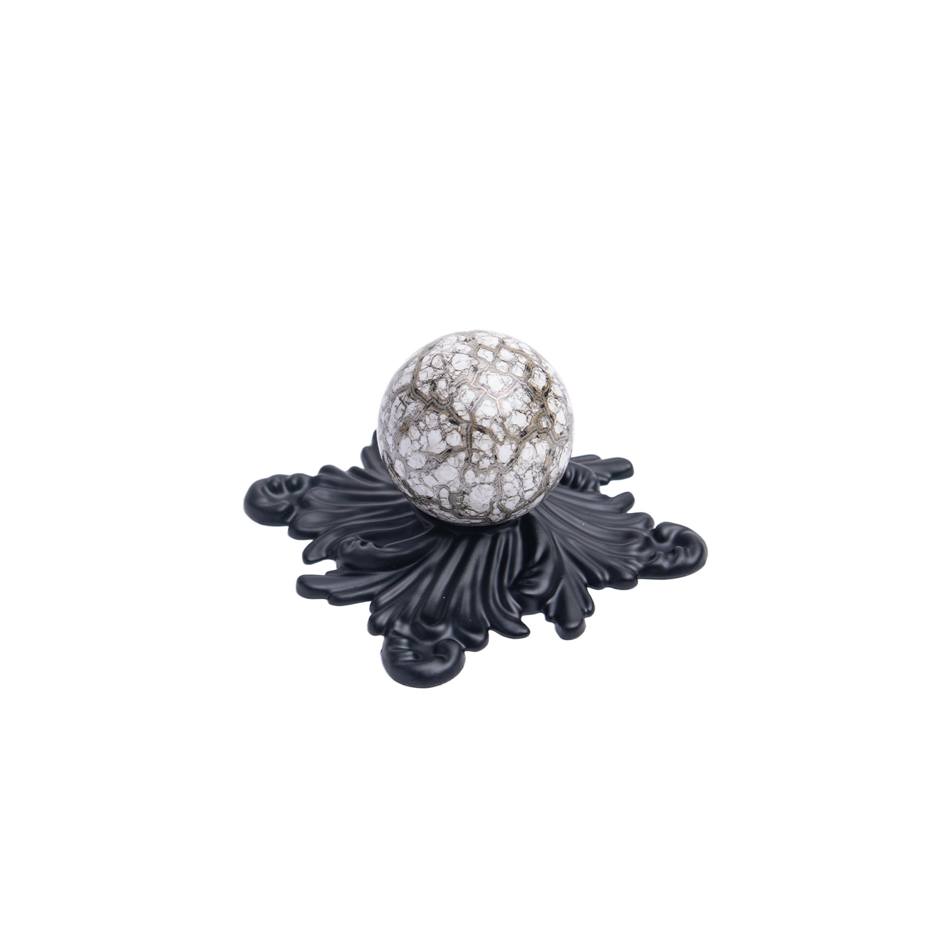 Solstice Sunburst Dome Knob – Ceramic Knob
