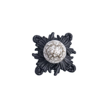 Solstice Sunburst Dome Knob – Ceramic Knob — view 5