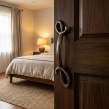 Arc Classic Brass Door Handle – Brass handles — view 2