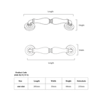 Prestige Bead Long Bar Handle – Ceramic Pull handles