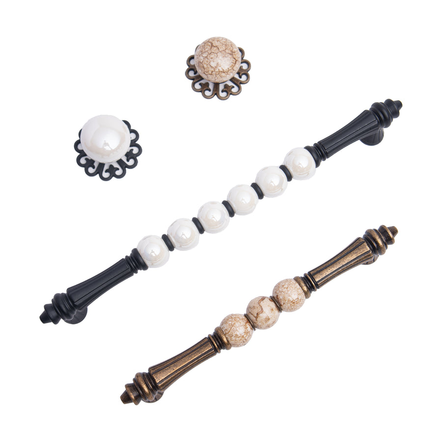 Bellora Curved Dome Bar Handle – Ceramic drawer handle — view 8