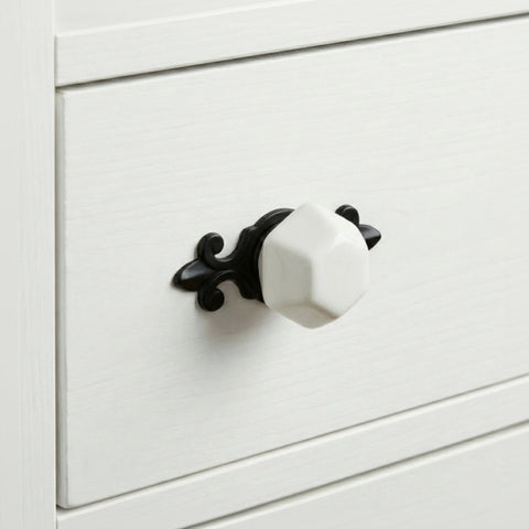 Contrast Elongated Knob – Ceramic Knob