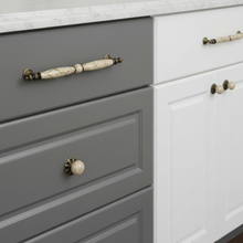 Elara Slender Bar Handle – Ceramic drawer handle — view 4