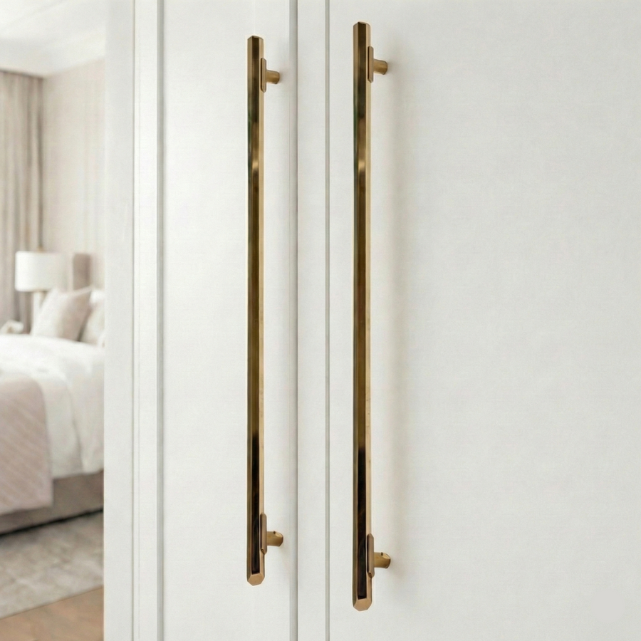 Duo-Gloss Wardrobe Handle – aluminium wardrobe handle