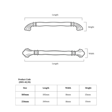 Perla Bead Bar Handle – ceramic handle, view 8