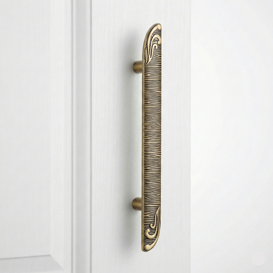 Citadel Pull Main Door Handle in Copper Antique Brass – aluminium long handle