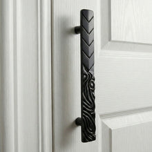 Water Flow Brass Door Handle – Brass handles — view 2