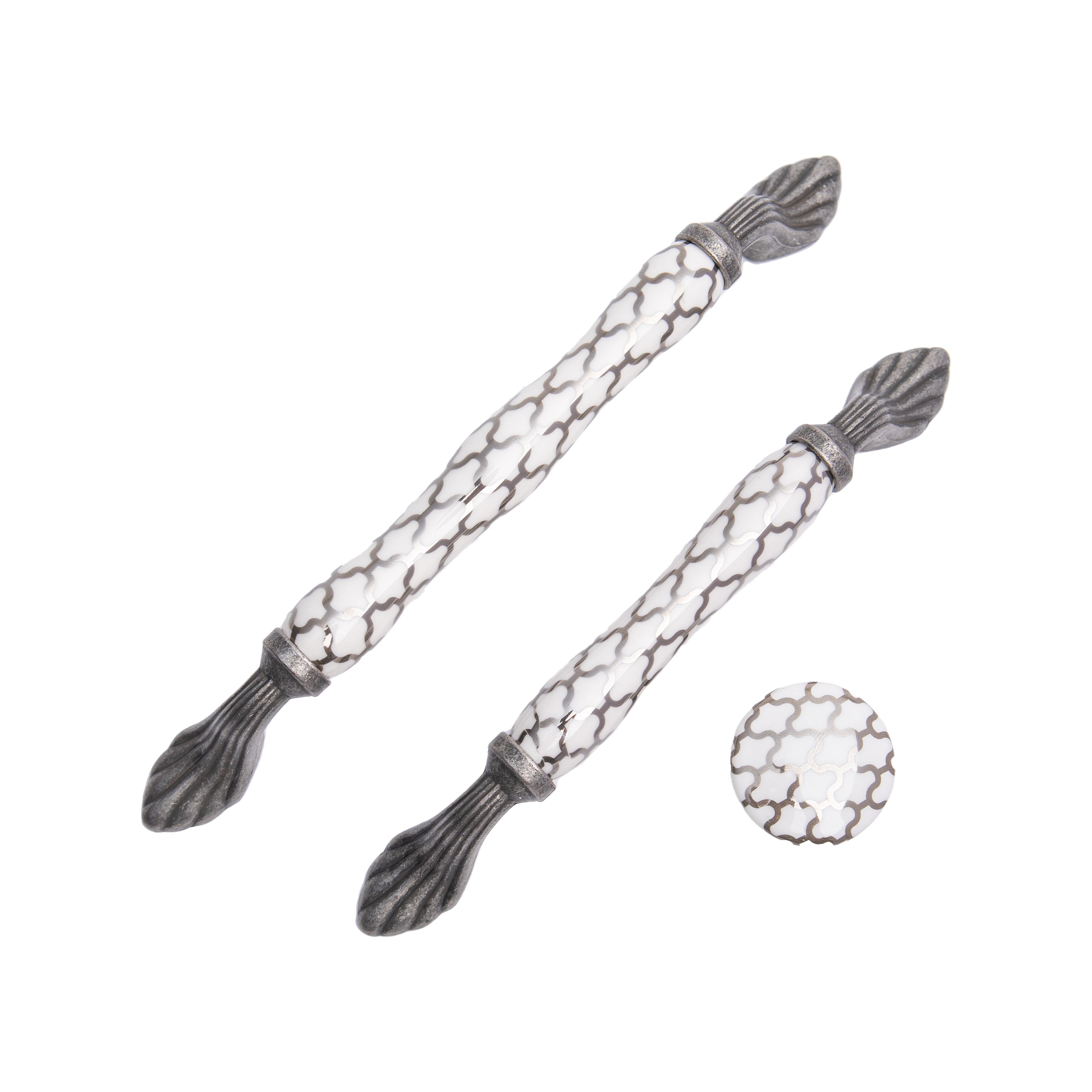 Solaris Dome Bar Handle – Ceramic drawer handle