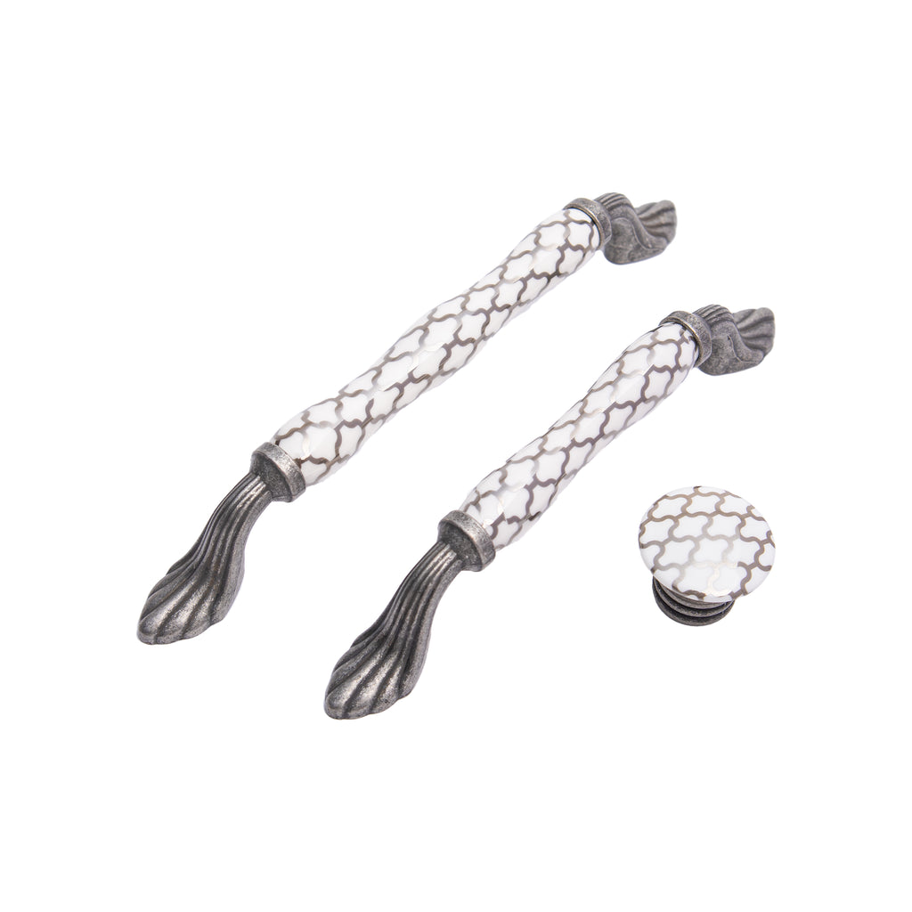 Solaris Dome Bar Handle – Ceramic drawer handle