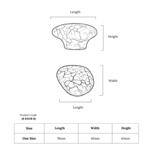 Terrain Pebble Knob – Ceramic Knob — view 6