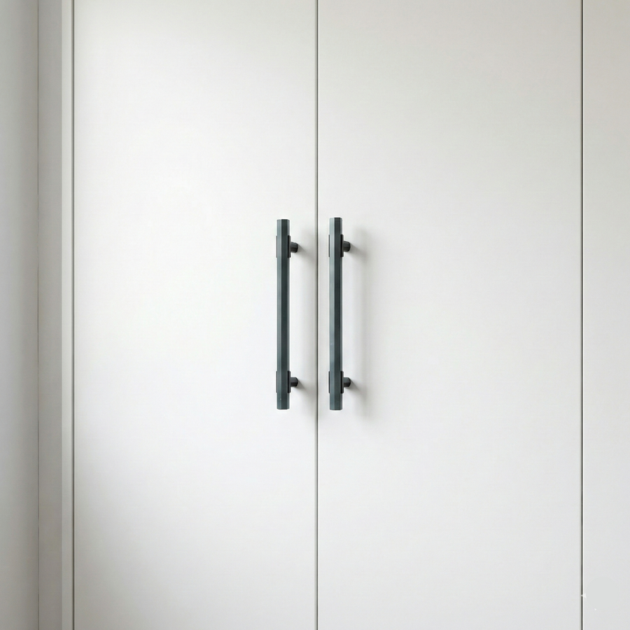 Duo-Gloss Wardrobe Handle – aluminium wardrobe handle, view 4