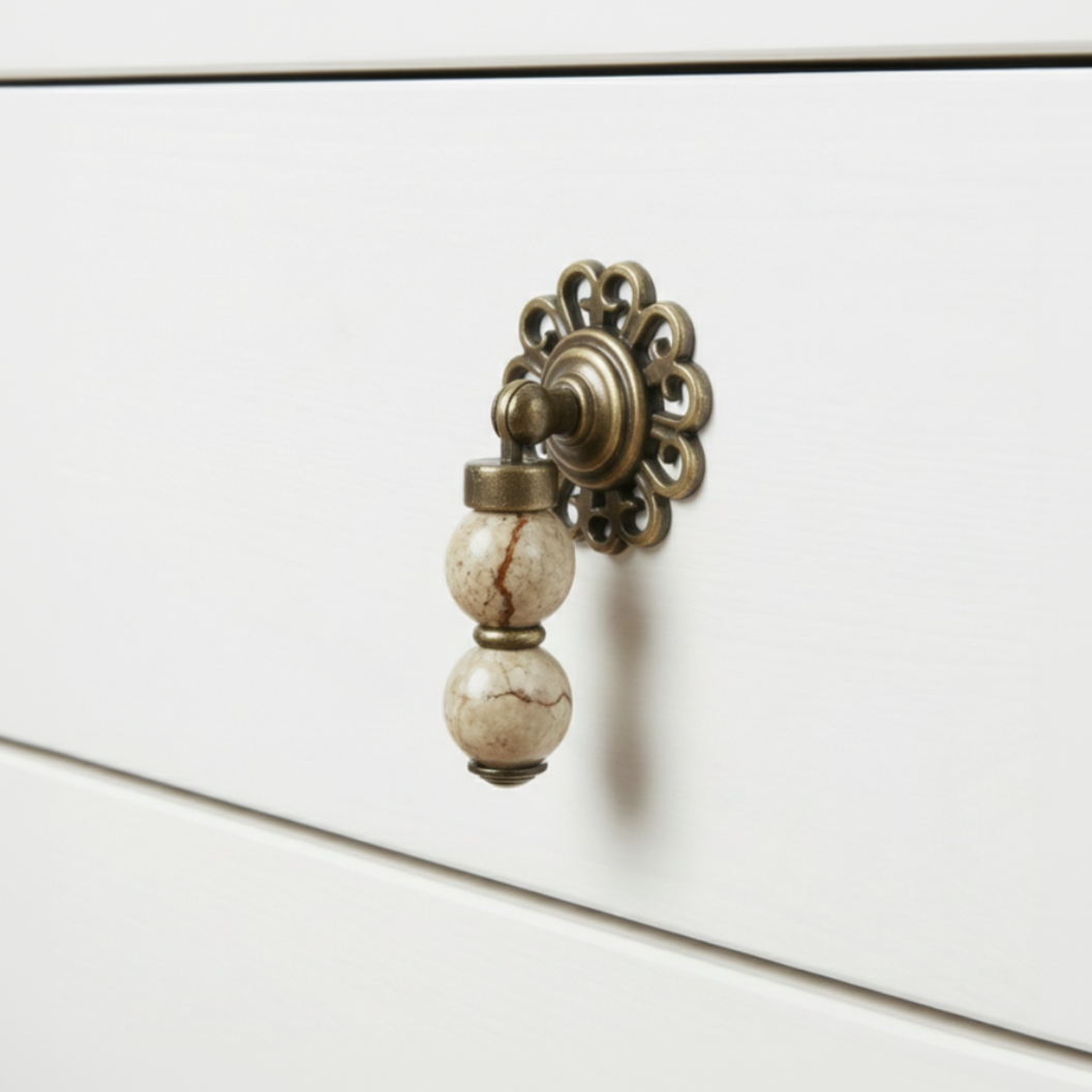 Meridian Oval Globe Knob – Ceramic Knob