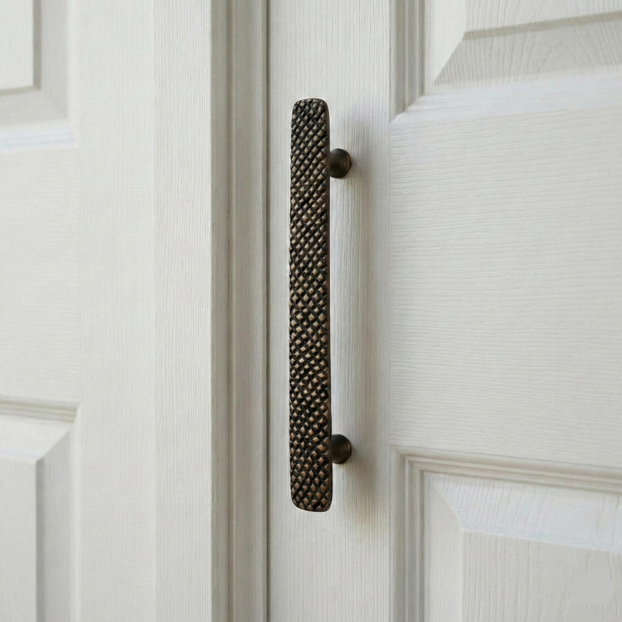 Natural Solid Brass Door Handle III – Brass handles — view 2