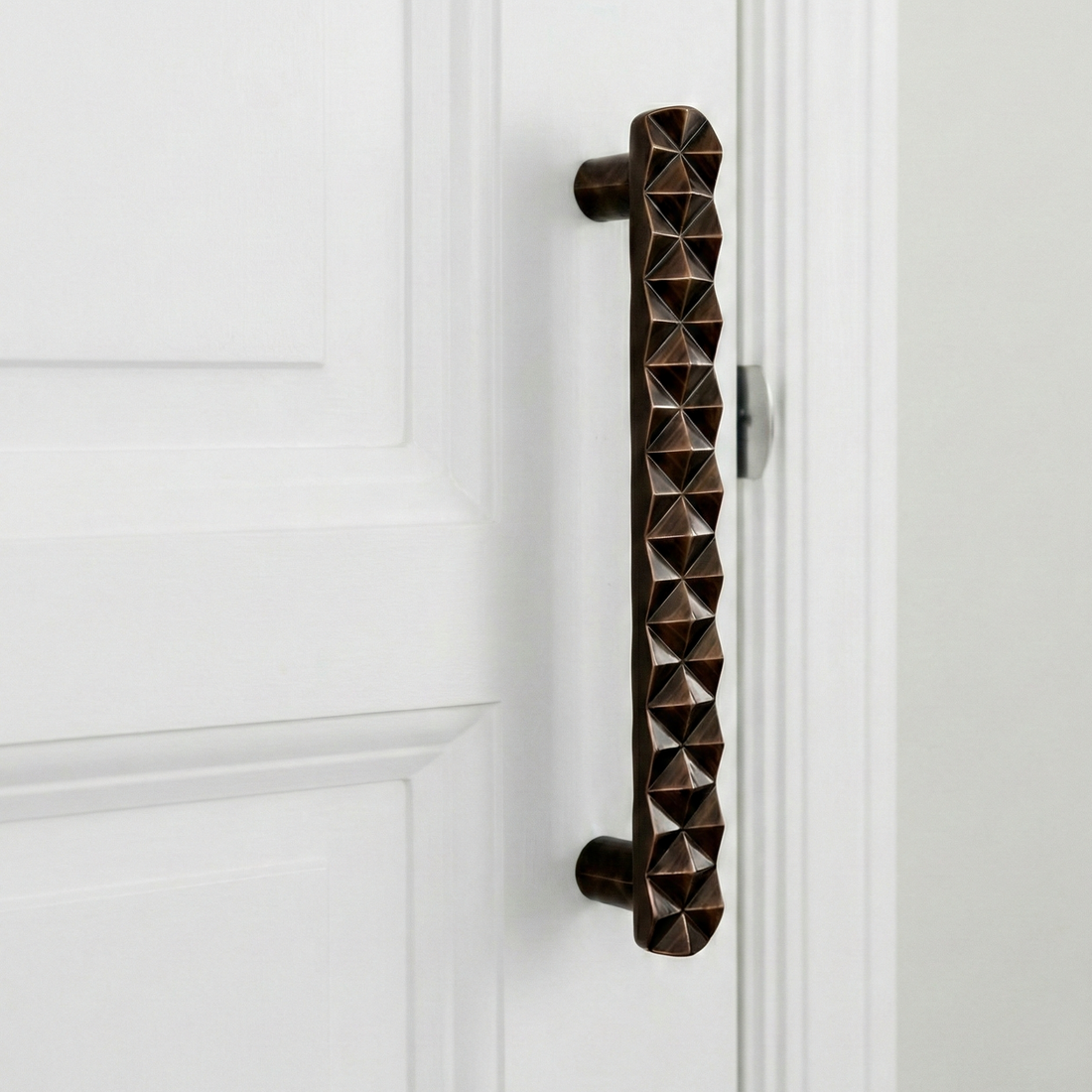 Natural Solid Brass Door Handle V – Brass handles