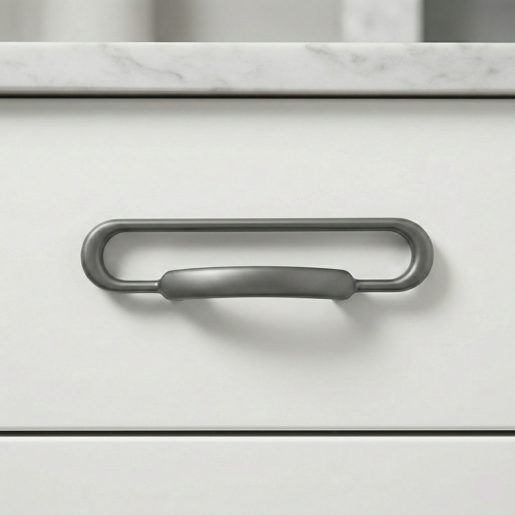 Graphite Slim Cabinet Handle – Zinc drawer handle