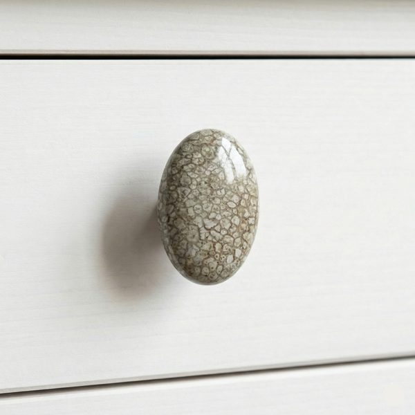 Epoch Oval Stone Knob