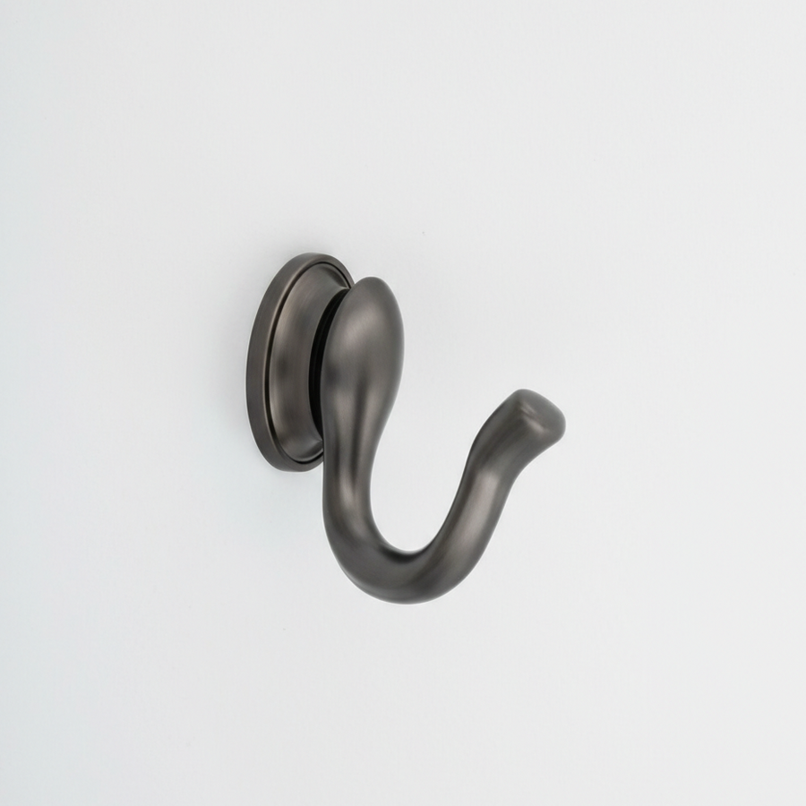 Arc Wall Hook in Matte Grey