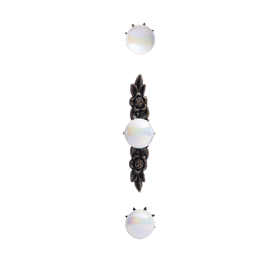 Rosa Bloom Globe Knob – Ceramic Knob