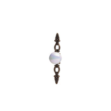 Scrollwork Pearl Globe Knob – Ceramic Knob — view 3