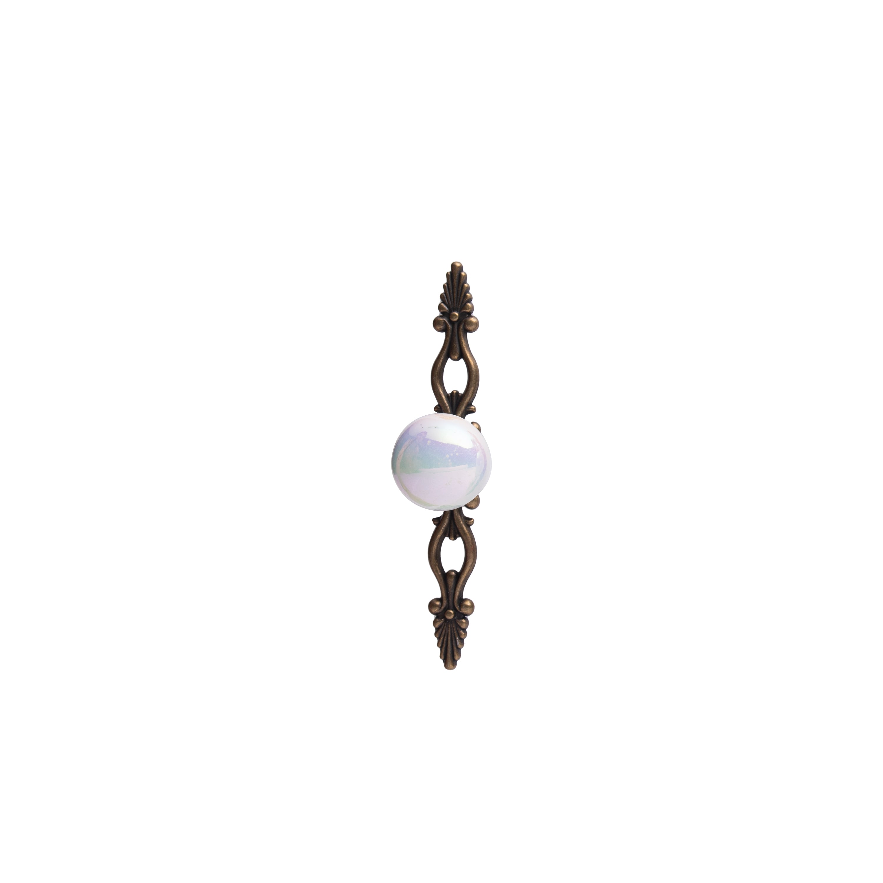 Scrollwork Pearl Globe Knob – Ceramic Knob