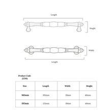 Equinox Rimline Bar Handle – Ceramic drawer handle — view 6
