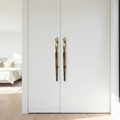 Eiffel Linear Brass Door Handle – Brass handles
