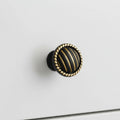 Obsidian Coin Knob – Ceramic Knob