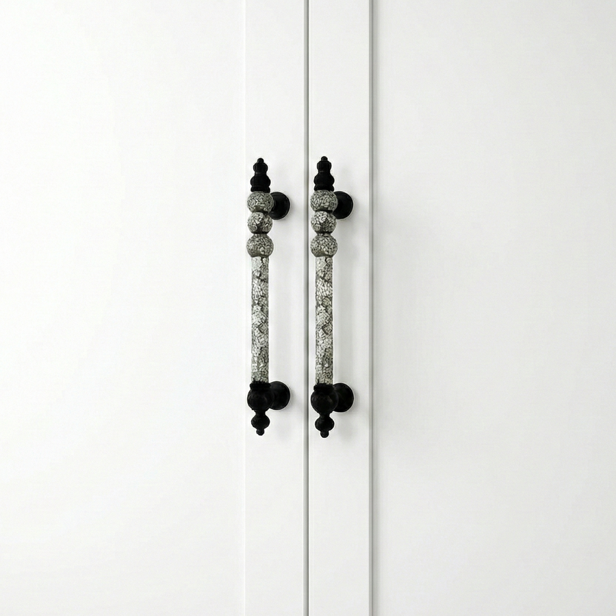 Venezia Bead Bar Handle – ceramic drawer handle, view 8
