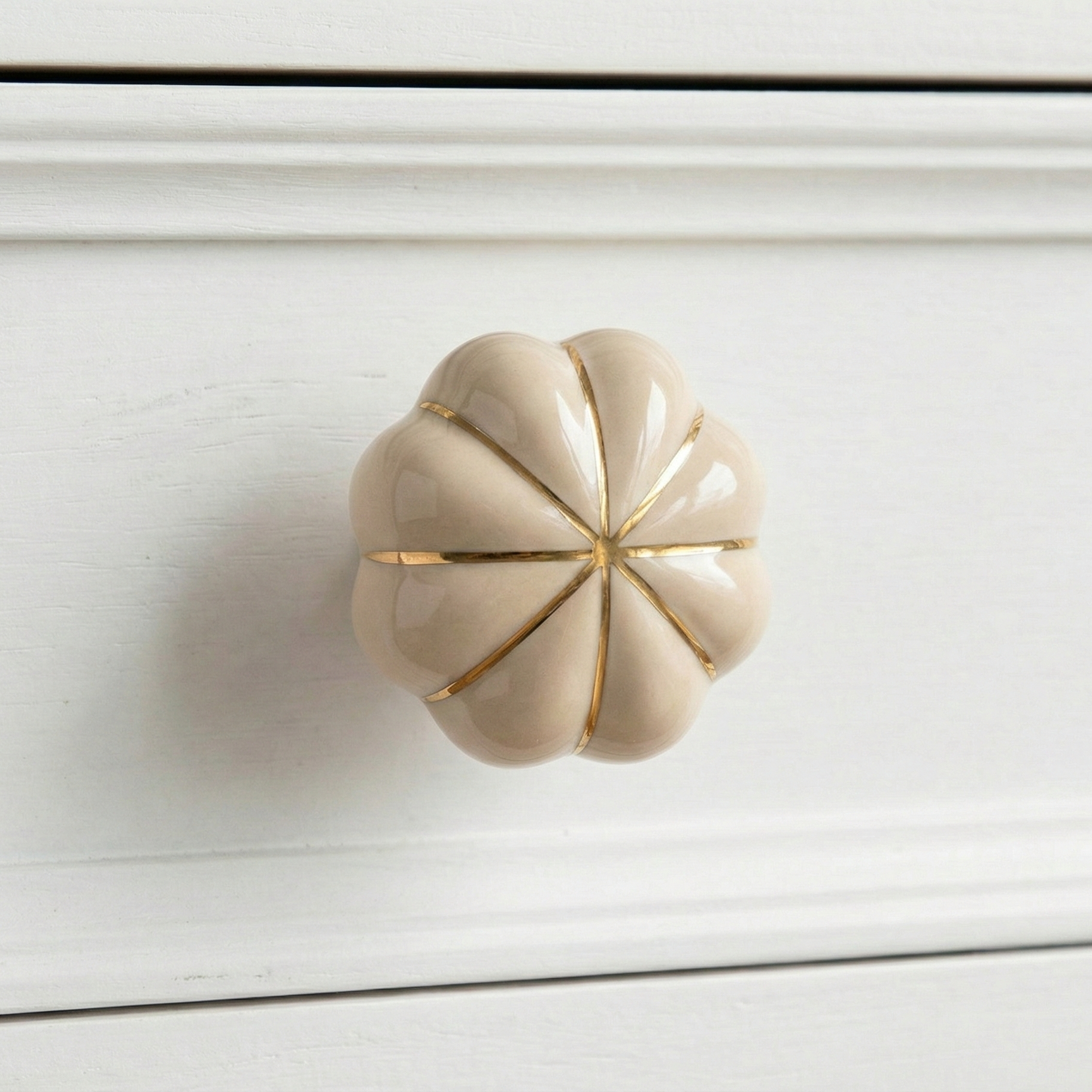 Blossom Petite Pumpkin Knob – Ceramic Knob