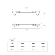 Orbis Globe Bar Handle – Ceramic drawer handle — view 5