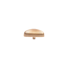 Laos Ribbed Oval Knob – Aluminium Knob — view 7
