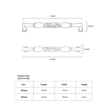 Palazzo Oval Bar Handle – Ceramic drawer handle — view 6