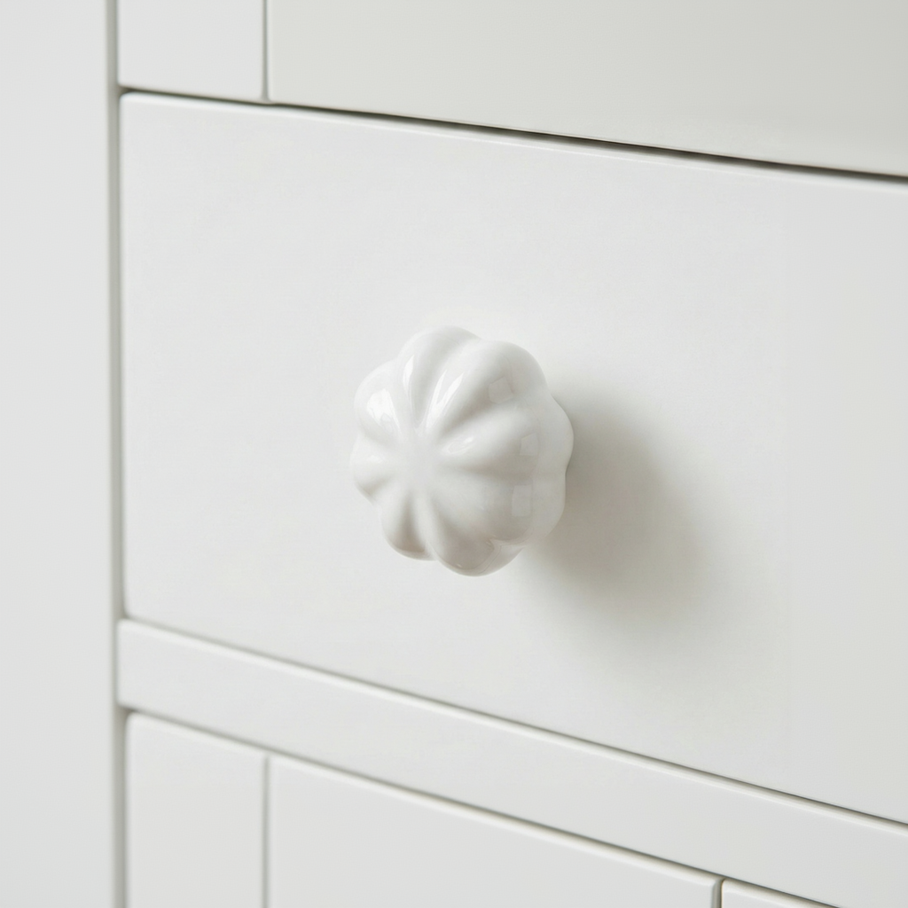 Blossom Petite Pumpkin Knob – Ceramic Knob