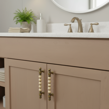 Odessa Globe Bar Handle – Ceramic drawer handle — view 2