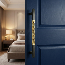 Twig Sculptural Brass Door Handle – Brass handles — view 10