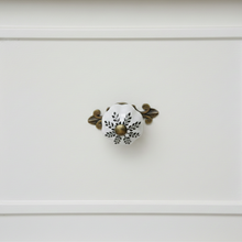 Champagne Pumpkin Ribbed Knob – Ceramic Knob — view 1