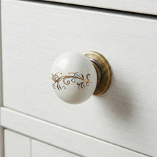 Ivory Disc Dome Knob – Ceramic Knob — view 2