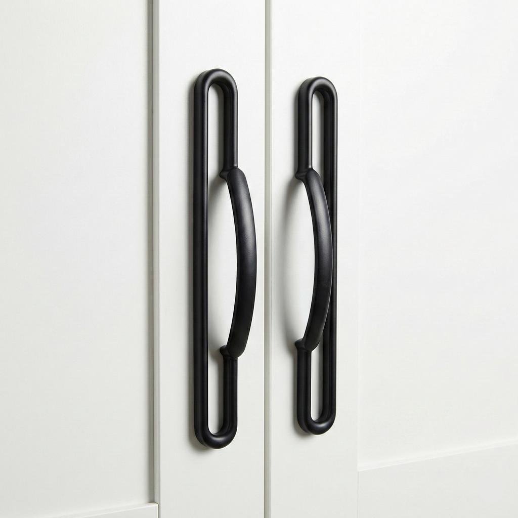 Graphite Slim Cabinet Handle – Zinc drawer handle