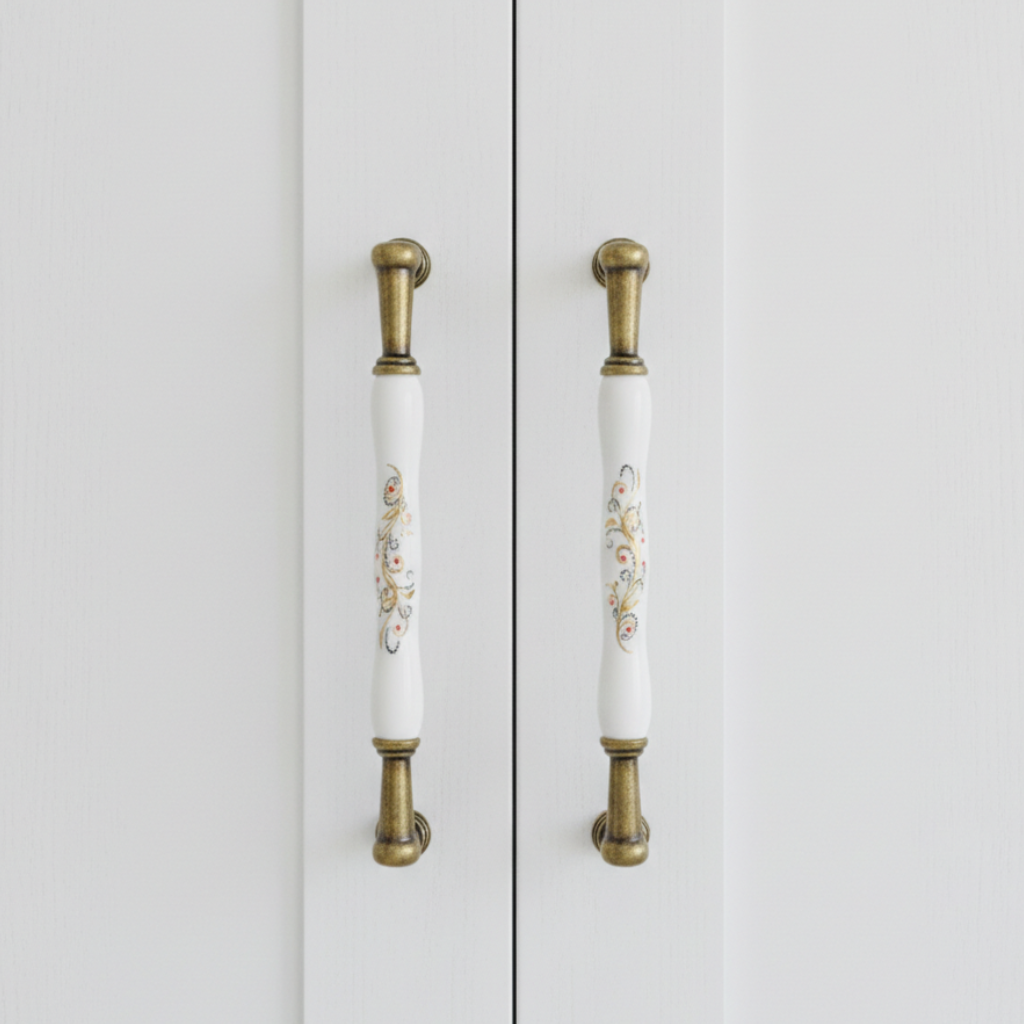Palazzo Oval Bar Handle – Ceramic drawer handle