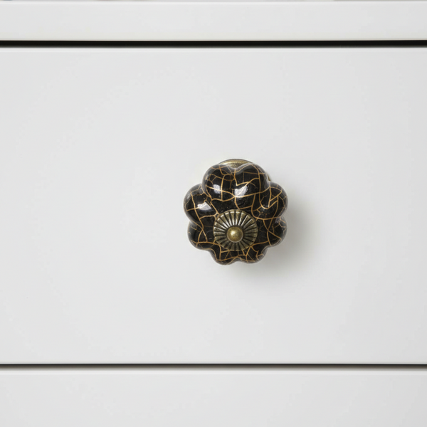 Forma Oval Knob in Matte Black