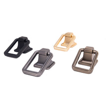 Kare Square Ribbed Knob – Zinc Knob — view 6